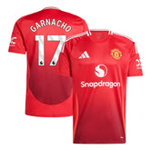 Men's Manchester United GARNACHO #17 Home Soccer Jersey 2024/25